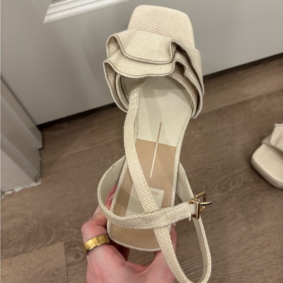 Cheer Heels - Ivory Raffia - Picture 6 of 13